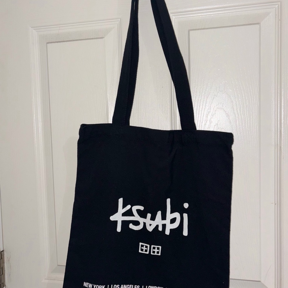 Ksubi Black Graphic Tote